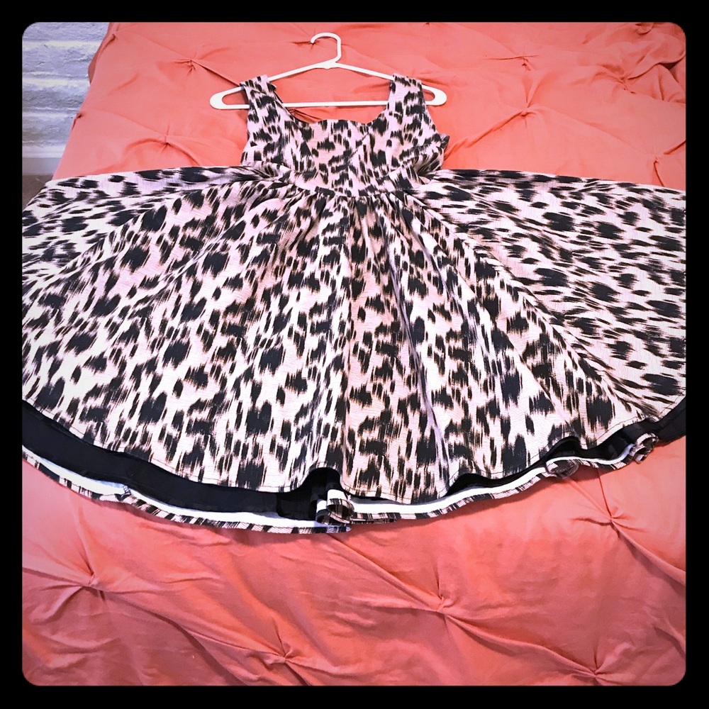 Patterned cocktail dress